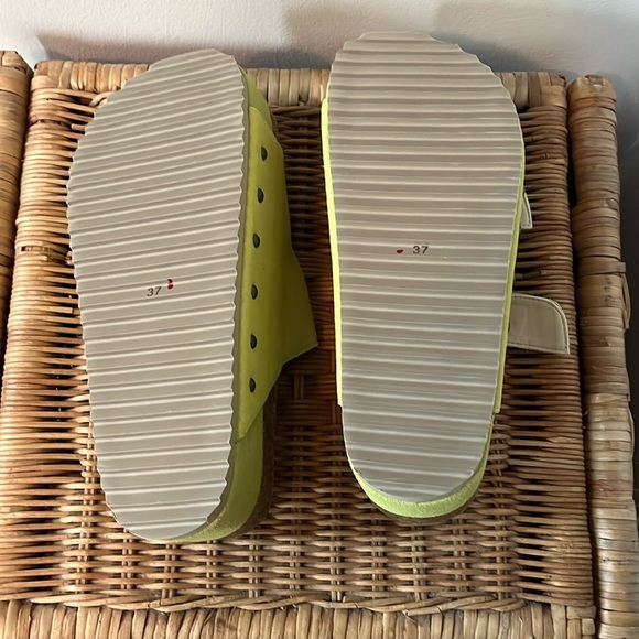 Free People x Intentionally Rule Breaker Flatform Sandals Size 7 NEW - Picture 10 of 17